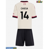 Liverpool Federico Chiesa #14 Auswärts Trikotsatz Kinder 2025-26 Kurzarm (+ Kurze Hosen)